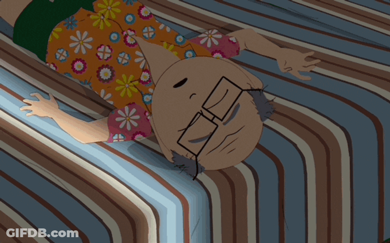 Mr Garrison Sleeping In Bed GIF