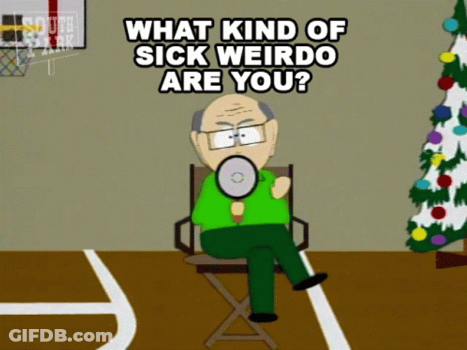 Mr Garrison South Park Weirdo GIF