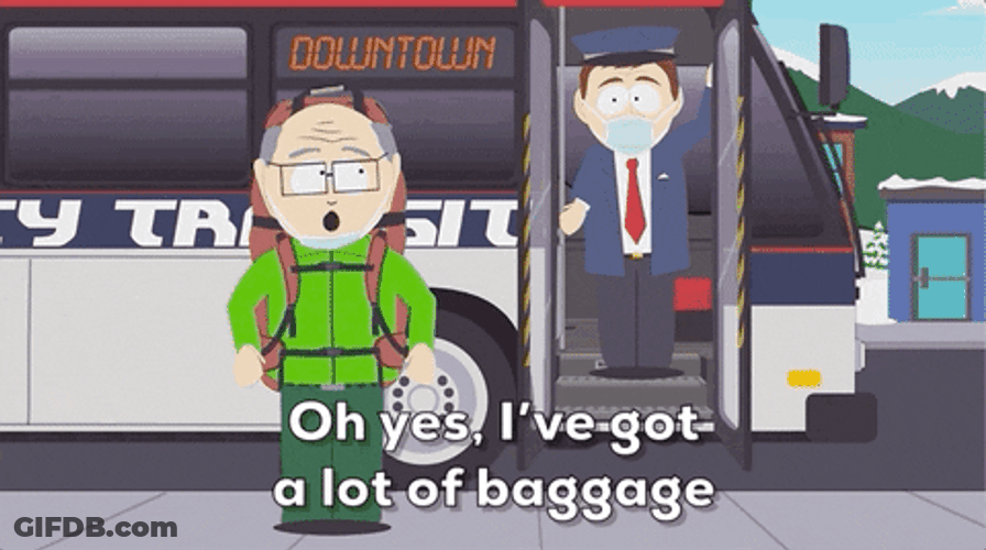 Mr Garrison Talking To Bus Driver GIF