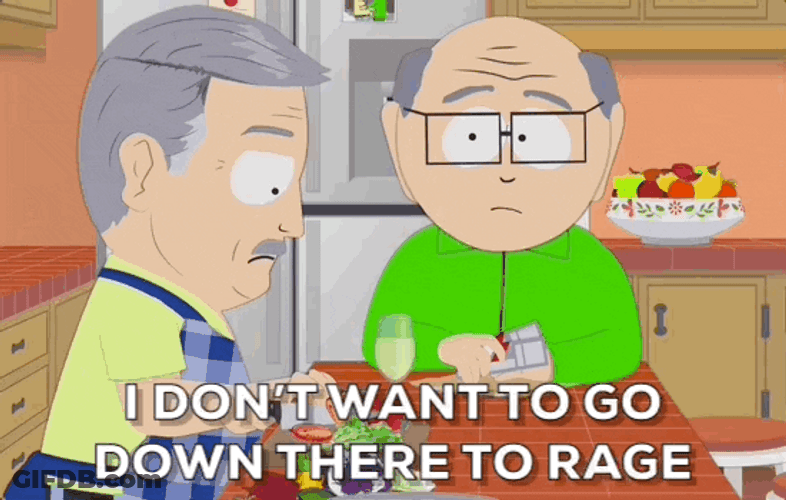 Mr Garrison With Rick In Kitchen South Park GIF