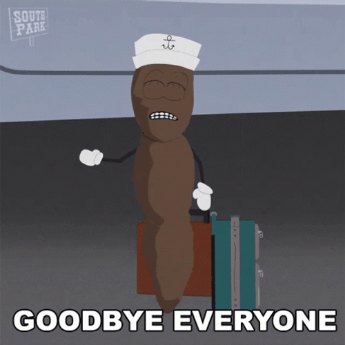 Mr. Hankey Goodbye Everyone GIF