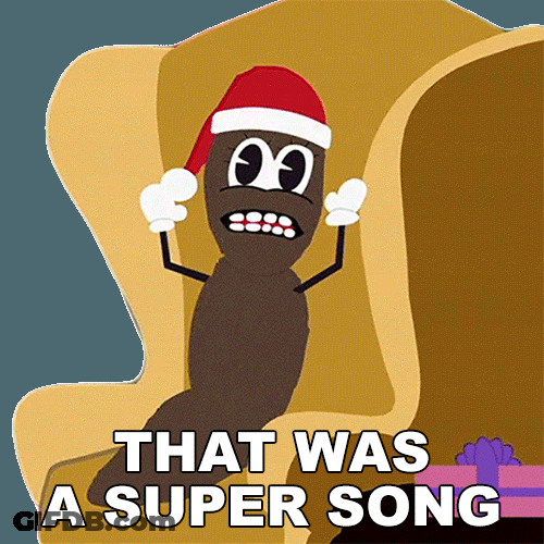 Mr Hankey Holding Stick While Teaching GIF