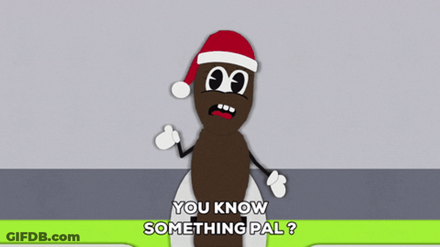Mr Hankey In Standing While Talking GIF