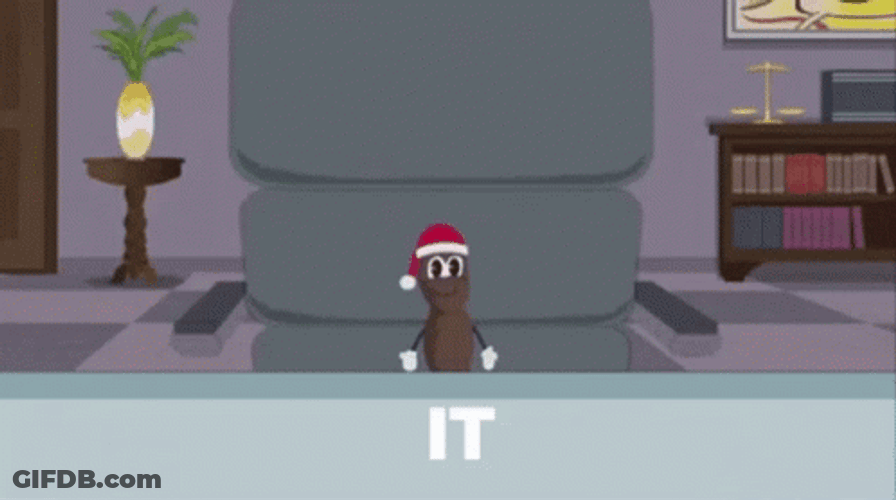Mr Hankey Seating On The Office GIF