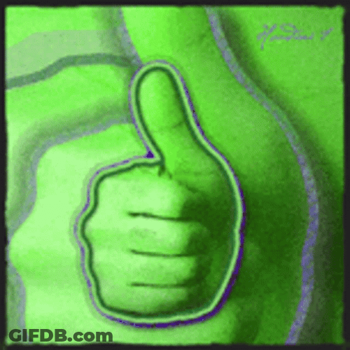 Mr Hulk Thumbs Up GIF