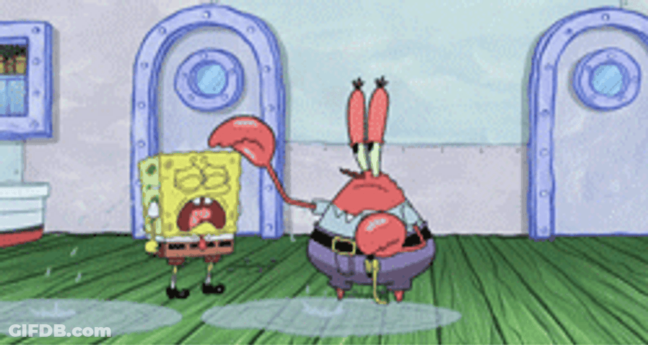 Mr Krabs Comforting Sad SpongeBob SquarePants Krusty Krab GIF