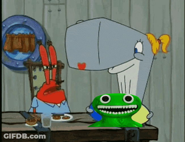 Mr Krabs Eating Jumbo Josh GIF