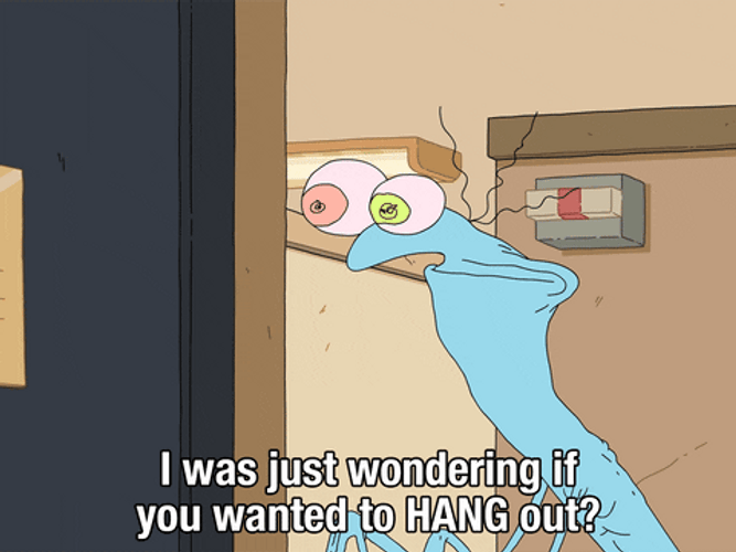 Mr. Landlord Just Hanging Around GIF