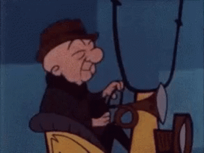 Mr. Magoo Car Horn Train GIF