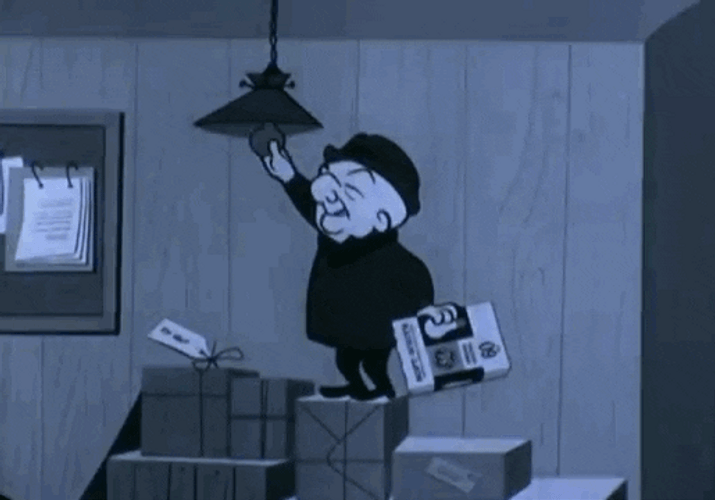 Mr. Magoo General Electric Light GIF