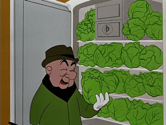 Mr. Magoo Laughing Treasure Cabbage GIF