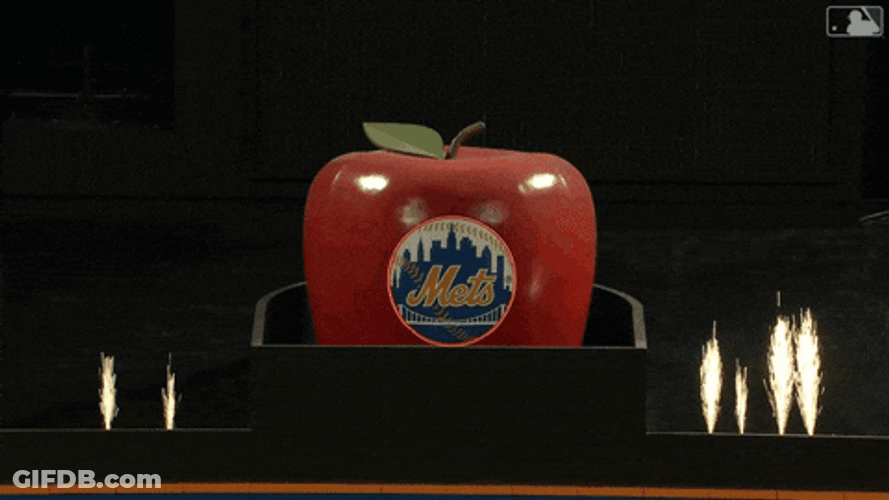 Mr Met Big Apple Ascending GIF