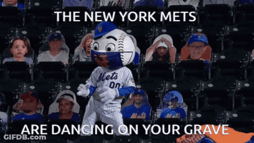 Mr Met Energetic Dance GIF
