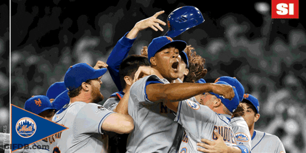 Mr Met Team Pause Looks GIF