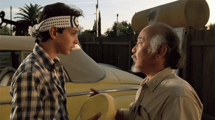 Mr Miyagi Don't Forget To Breathe GIF