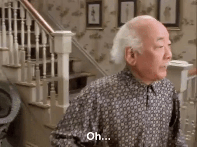 Mr Miyagi Oh Gasps Drinking Coffee GIF