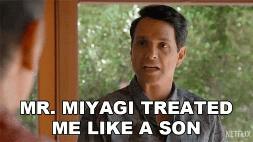 Mr Miyagi Treated Me Like A Son GIF