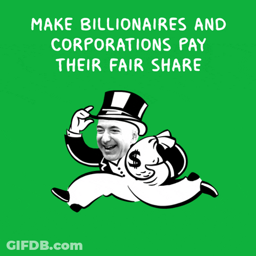 Mr Monopoly Running With Bag Of Money GIF