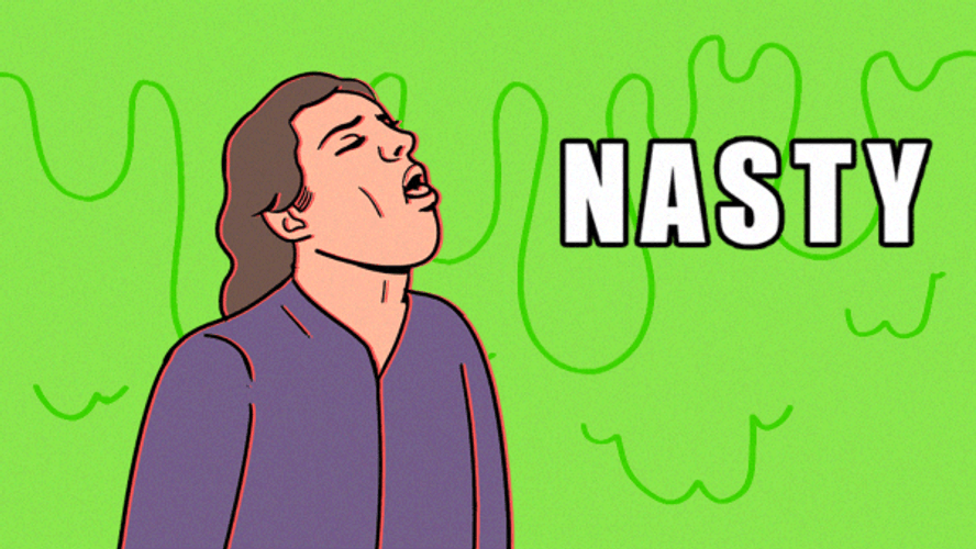 Mr Nasty Time Nauseous Man GIF