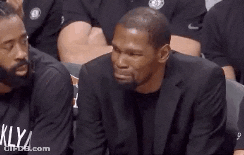 Mr Nasty Time Shaking Head Kevin Durant GIF