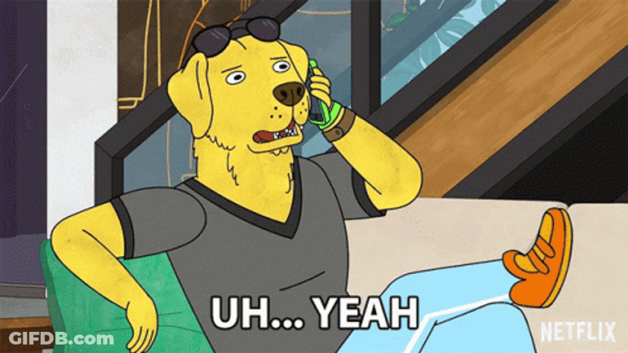 Mr Peanutbutter Uh Yeah GIF