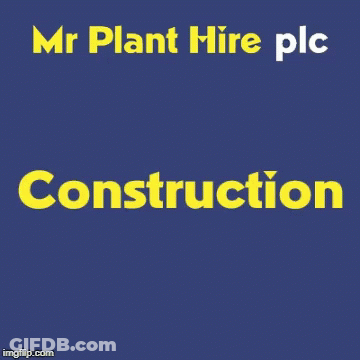 Mr Plant Hire PLC Telehandlers Yellow Tractor GIF