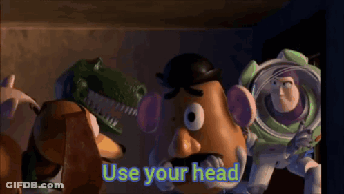 Mr Potato Head And Buzz Lightyear From Toy Story GIF