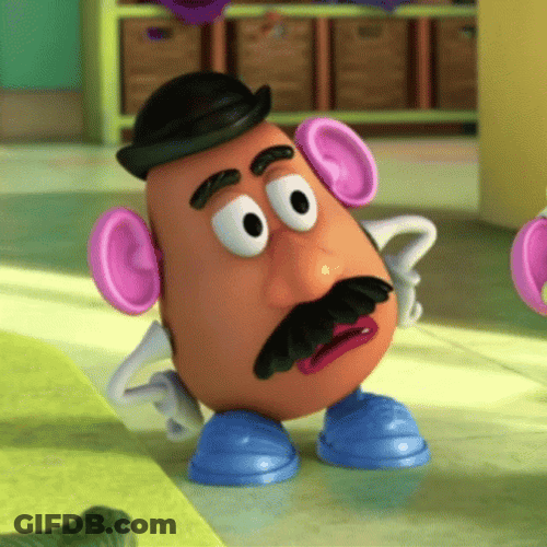 Mr. Potato Head Strong Muscle GIF