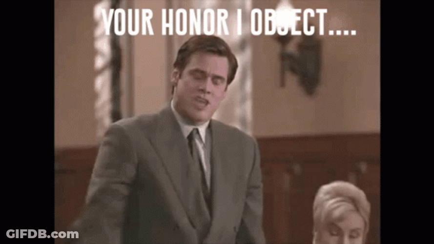 Mr Reed Liar Objection GIF