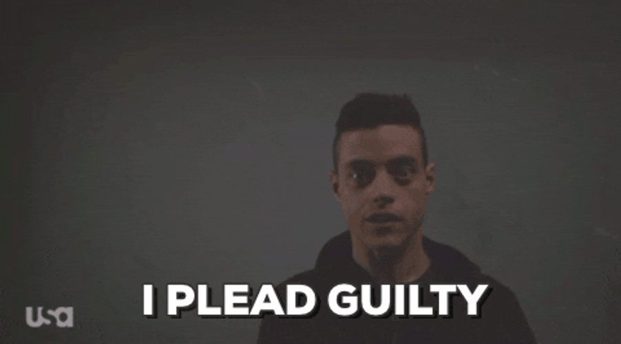Mr. Robot Season 2 I Plead Guilty GIF