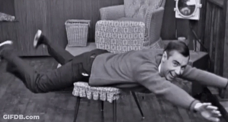 Mr Rogers Imaginary Swimming GIF