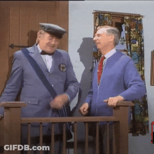 Mr Rogers Saving Man GIF