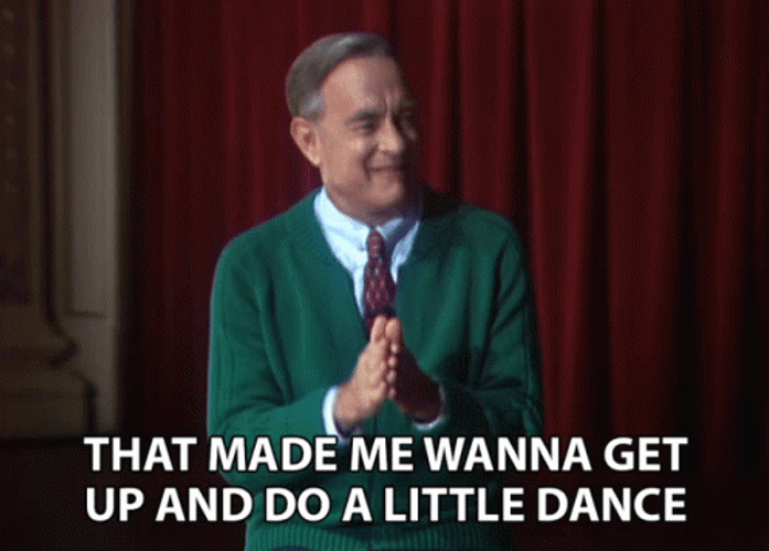 Mr Rogers Wanna Get Up And Dance GIF