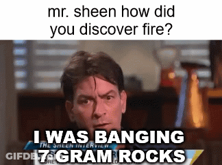 Mr. Sheen Discovering Fire GIF