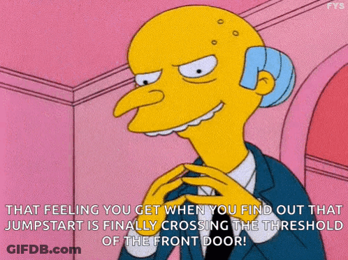 Mr. Simpson Talking About Jumpstart GIF