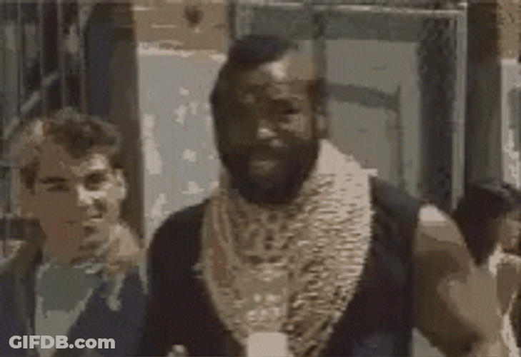 Mr T Funny Hip Hop Dancing GIF