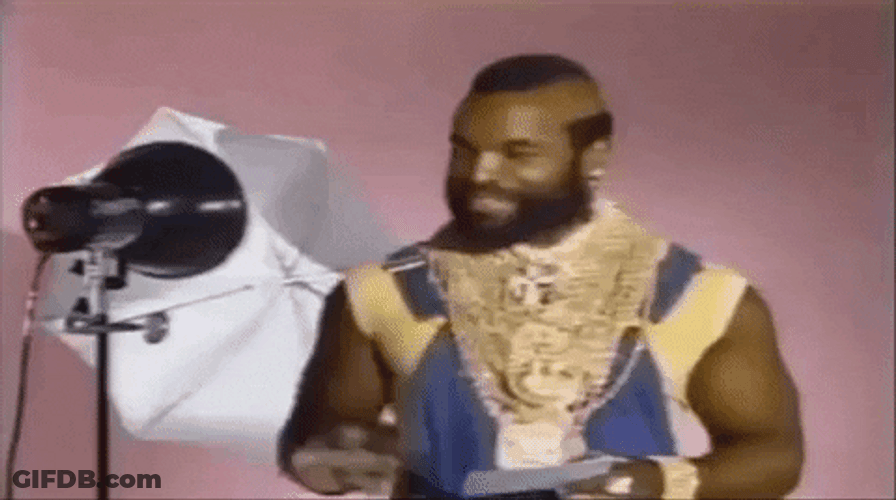 Mr T Playing On Camera Having Fun GIF