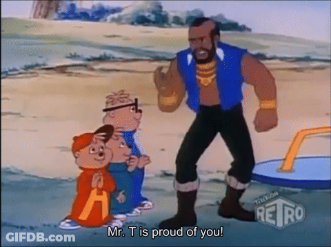 Mr. T Proud Of You With Alvin And The Chipmunks GIF