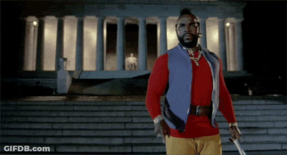 Mr T Salute DC Cab GIF