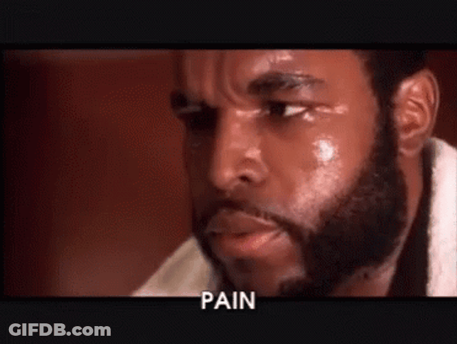 Mr T Side Eye Pain GIF