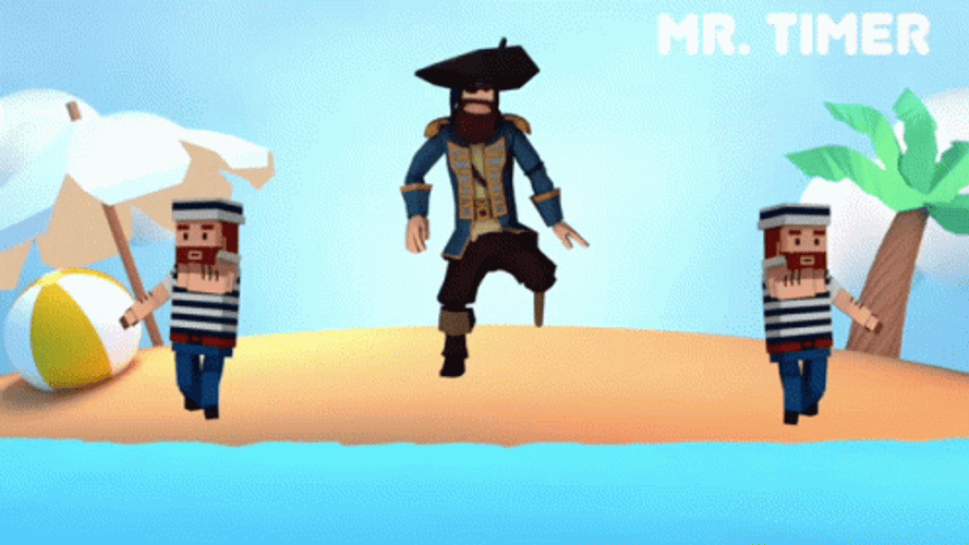 Mr. Timer Pirate GIF