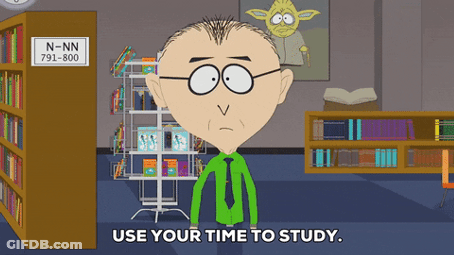 Mr. Wackey Use Your Time To Study GIF
