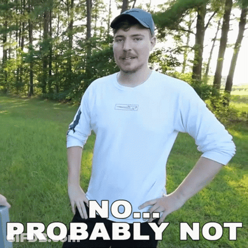 Mrbeast Meme No Probably Not GIF