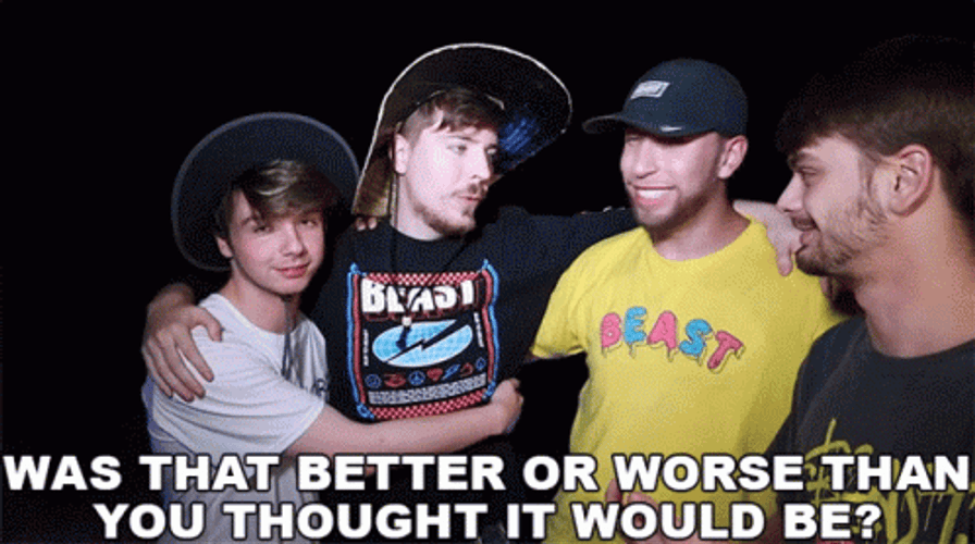 Mrbeast Meme With His Buddies GIF
