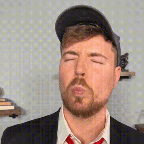 Mrbeast Winking GIF