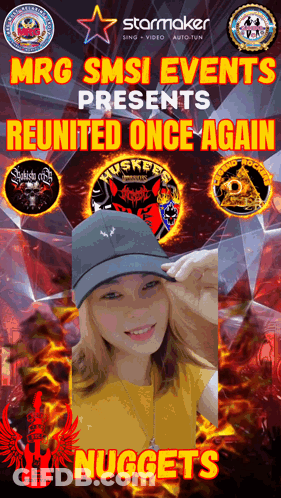 MRG SMSI Events Poster Girl With Hat GIF