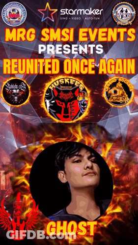 Mrg Smsi Events Presents Reunited Once Again Ghost Poster GIF