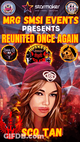 MRG SMSI Poster Woman In Red Hat GIF