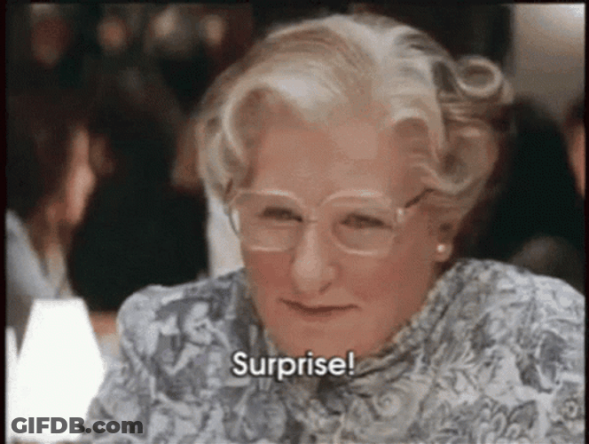 Mrs Doubtfire GIF