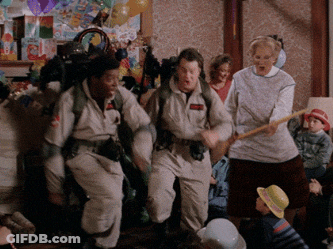 Mrs Doubtfire Ghostbusters Mash Up GIF